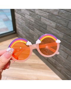 Pink shaded rainbow sunglass